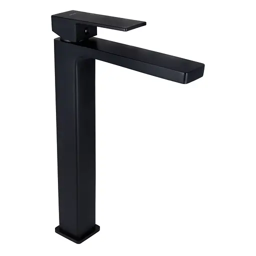 Смеситель для умывальника Qtap Gemini высокий QTGEM269BLM45678 Black matt Черный матовый - фото 1