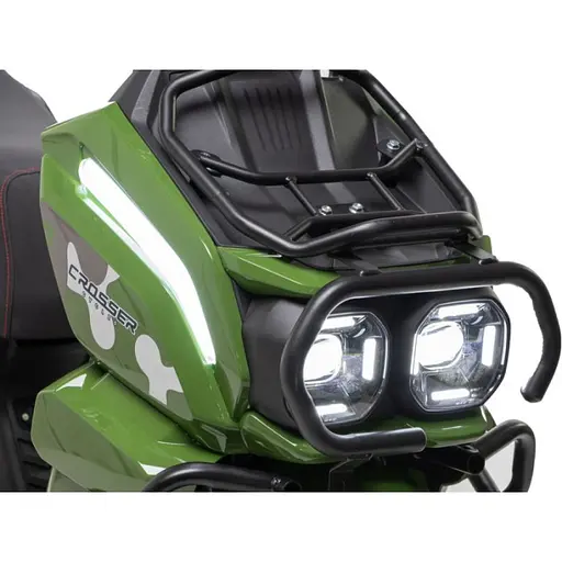 Електроскутер Двомісний Crosser CR-21 (2500W 72V/35Ah) Графенова батарея Зелений - фото 10