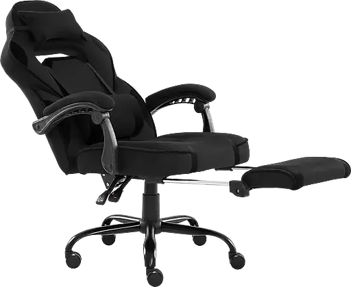 Геймерське крісло GT Racer чорне (X-2748 Fabric Black Suede) - фото 6