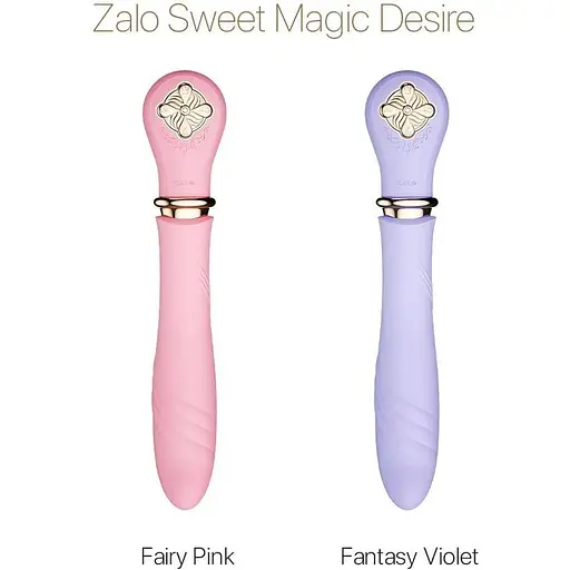 Пульсатор с подогревом Zalo Sweet Magic Desire Fantasy Violet турбо режим - фото 8