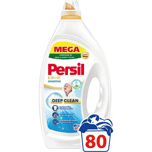 Гель для прання Persil Expert Sensitive Deep Clean 80 циклів прання 3.6 л