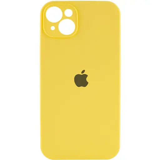 Чехол Epik Silicone Case Full Camera Protective AA для Apple iPhone 15, 6.1 Желтый/Yellow