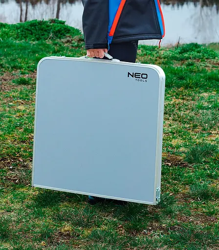 Набір стіл та стільці розкладні Neo Tools стіл 60х120х60см 4 стільці 36х34Х27см 6.9кг - фото 4