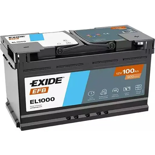 Акумулятор Exide Start-Stop EFB 100Ah Ев (-/+) (900EN) (353х175х190) EL1000