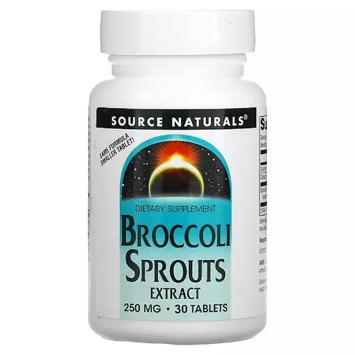 Брокколи экстракт 250 мг Broccoli Sprouts Source Naturals 30 таблеток