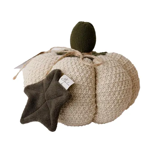 Декоративний текстильний виріб Прованс Pumpkin кремовий 25 см (40272)