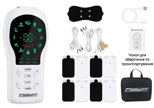 Миостимулятор EasyFit ActivePulse-2 для тела, стимулятор мышц в чехле (EF-2304) - фото 6
