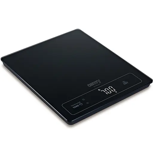 Ваги кухонні Camry CR 3175 black електронні/ 15кг/ г; мл, унція/ USB type C/ автовимкнення/ скло - фото 2