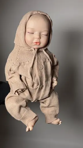 Пупс - функціональний, датчик руху, звуки: сміх, плач, засинає, висота: 42 см - фото 5