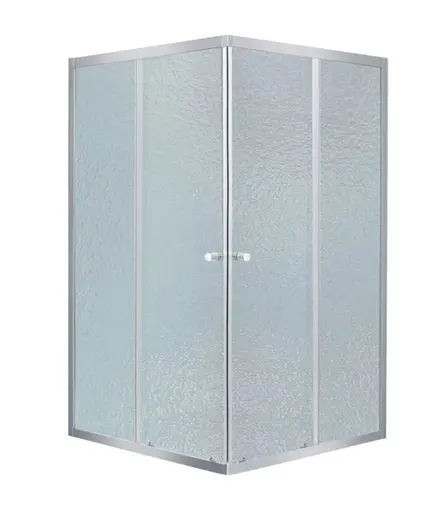 Набор Lidz Душевая кабина Wawel SC80x80.SAT.LOW.FR, квадратная, стекло Frost 4 мм + Душевой поддон Kapielka ST80x80x14 - фото 2