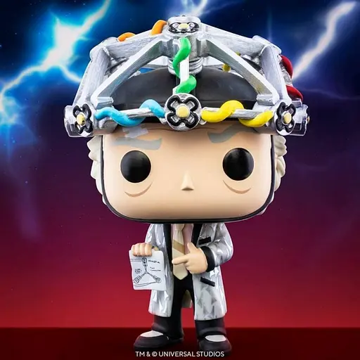 Фігурка Funko Pop Назад у майбутнє Док у шоломі Back to the Future Doc with helmet 10 см FP BF D H 959 - фото 3