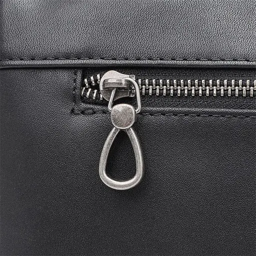 Кожаная мужская сумка через плечо John McDee 30.5х10х24 см sum0025737 - фото 8