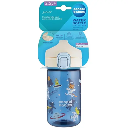 Поильник детский для воды Canpol babies Junior синий (56/624_blu) - фото 5