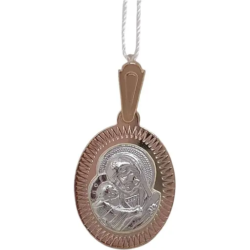 Золота підвіска Tango-ікона "Божа Матір". 120869