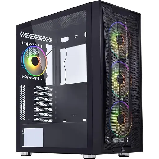 Корпус QUBE GALAXY Black (GALAXY_FCNU3) Без БП - фото 2