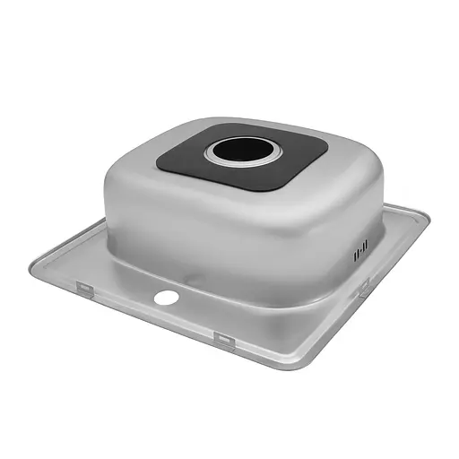 Кухонная мойка Kroner KRP Satin - 4848 (0,6 мм) (CV022759) - фото 4