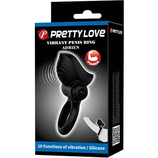 Ерекційне кільце Pretty Love Adrien 9 см чорне - фото 10