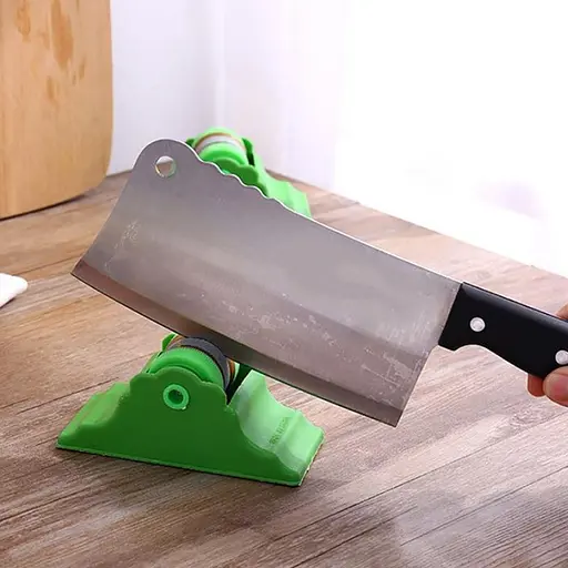 Точилка універсальна для ножів та ножиць кругла на підставці 12.5 см, Kitchen Master 84111 - фото 6