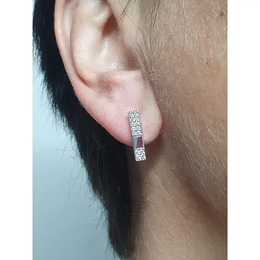 Срібні сережки трансформери Dear. 3524.1С - фото 2