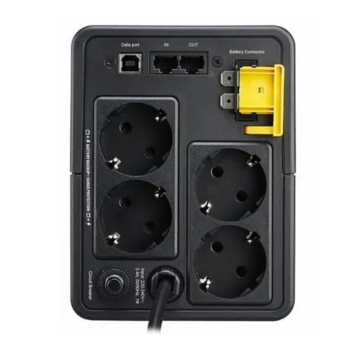 Джерело безперебійного живлення APC 750 ВА / 410 Вт / 9 А*ч (BX750MI-GR) - фото 4