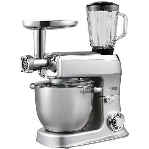 Кухонная машина Royalty Line 3в1 RL-PKM-2100BG Silver 2100 Вт