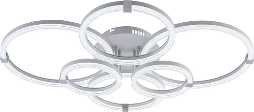 Люстра светодфодная V DK6303B-6 WH+CR