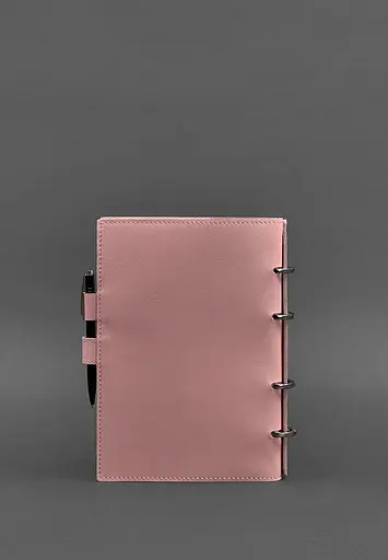 Шкіряний блокнот з датованим блоком (Софт-бук) 9.1 рожевий - фото 4