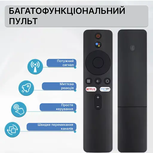 Пульт Bluetooth XMRM-006 для Xiaomi із мікрофоном та голосовим керуванням (Google Assistant) для Mi Box S, Mi Stick та Smart TV - фото 10