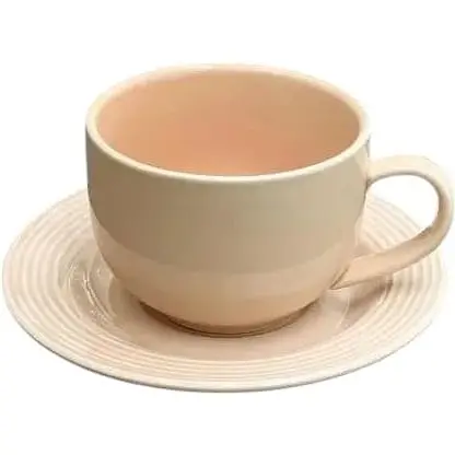 Чайний сервіз Limited Edition Danny Home 6 персон 6х220 мл світло-рожевий (6937563)