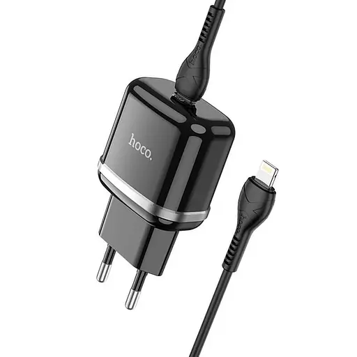 Адаптер HOCO Type-C для Lightning Cable Victorious 1-й port charger set N24 |1Type-C, 20W/3A, PD/QC| - фото 4