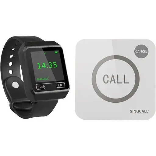 Система бездротового виклику SINGCALL, система виклику гостей, для кінотеатру, салону краси, бездротова система обслуговування