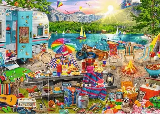 Пазл Trefl Hidden Shapes Поездка на фургоне 1003 эл. (10677) - фото 2