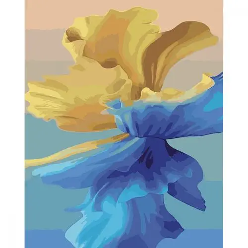 Картина по номерам "Желто-голубой танец" SY6547 STRATEG (4823113819651) - фото 1