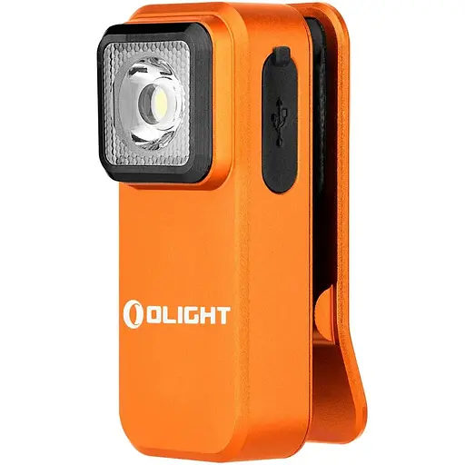 Ліхтар Olight Oclip orange