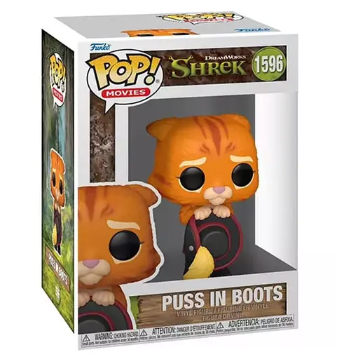 Фігурка Funko Pop Шрек Кіт у чоботях Shrek Puss in Boots 10 см FP S PB 1596 - фото 3