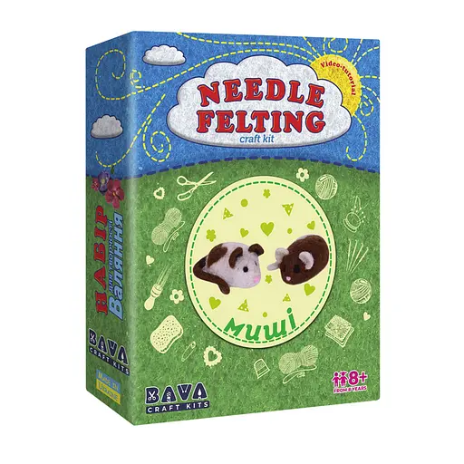 Набір для творчості "Мишки" УМНЯШКА ВАЛ-009 валяння іграшки - фото 1