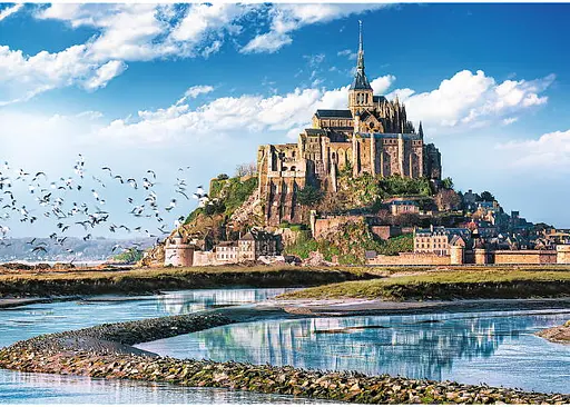 Пазл Trefl Мон-Сен-Мишель Франция 1000 эл. (10766) - фото 2
