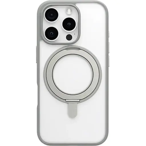 Чохол Blueo Frosted Magnetic Case Rotatable Stand with MagSafe для Apple iPhone 16 Pro Grey [133049]