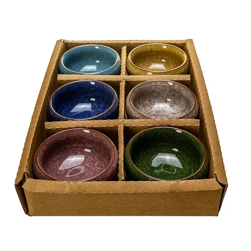 Набор Пиал Newtea "Холодное Пламя" 50 мл 6 шт. - фото 3