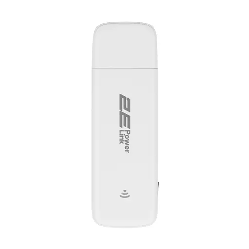 2E Мобільний маршрутизатор PowerLink (MiFi-1 2024) LTE, Wi-Fi4, 1xUSB, 1xCRC9 білий - фото 2