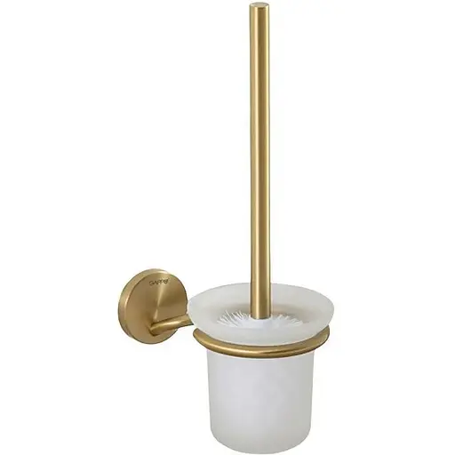 Йорж для унітазу настінний Gappo G30710-3, Золотий - фото 1