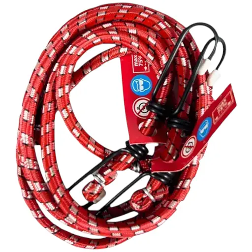 Ремешки для закрепления багажа Poputchik Elastic Strap 2 шт. x 100 см 8 мм - фото 1