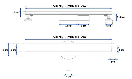 Душовий канал Rea Neo Slim Pro 50 см REA-G8749 - фото 6