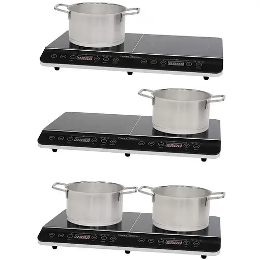 Плита индукционная 2000Вт+1500Вт на две конфорки Profi Cook PC-DKI 1067 - фото 5