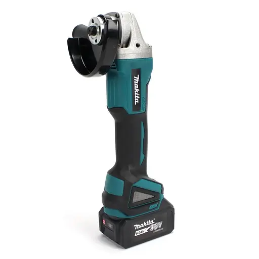 Набор электроинструментов Makita 4 в 1 Шуруповерт Гайковерт Перфоратор Болгарка два аккумулятора в кейсе 36Вт Синий с черным - фото 4