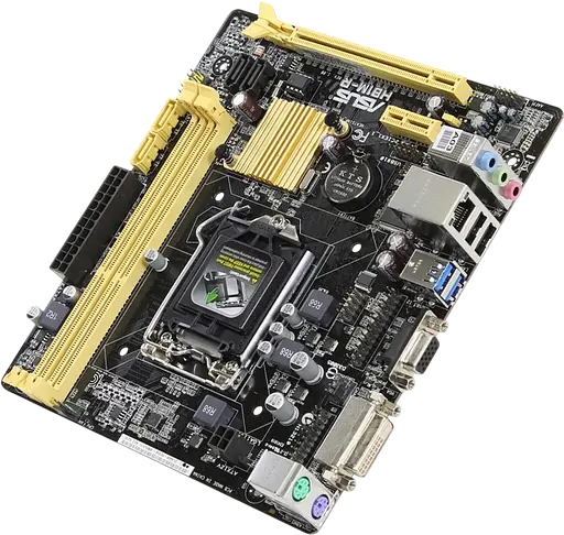 Материнская плата Asus H81M-R LGA 1150 (H81M-R) Б/У - фото 2