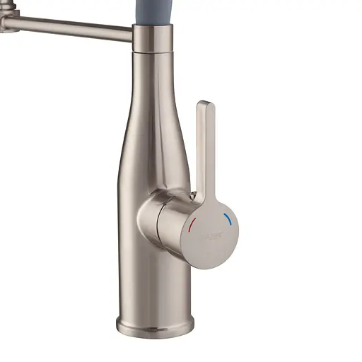 Змішувач для кухні Mixxus Premium Summer 017 SS Color з гнучким виливом MI6963 Нержавіюча сталь - фото 6