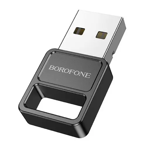 Адаптер Bluetooth BOROFONE DH8 USB BT adapter Black - фото 5