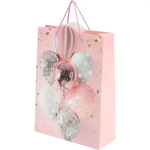 Пакет подарунковий YY05099 L Рожевий - фото 1