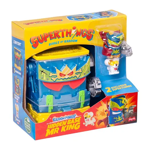 Дитячий ігровий набір Прихована база містера Кінга SuperThings PSTSP112IN240 серії Kazoom Power - фото 2